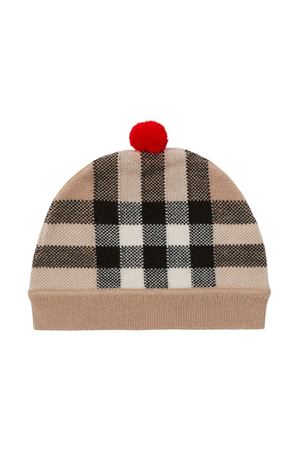 cappello in lana check BURBERRY KIDS | 8068581A7028